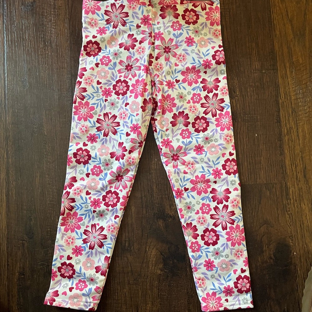 Kids Floral Leggings